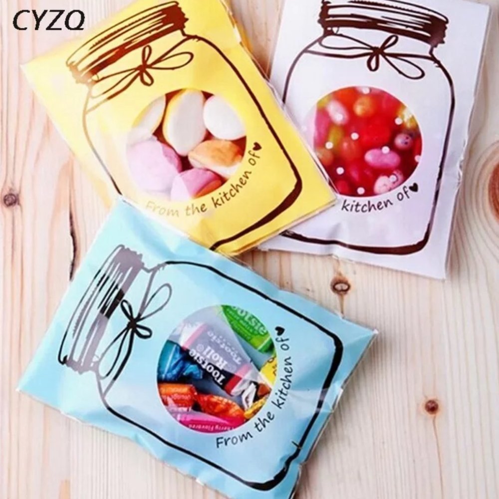 *2.4Mini Plastic Bag for Candy Birthday-holidays Party Supplies.Pack of 40